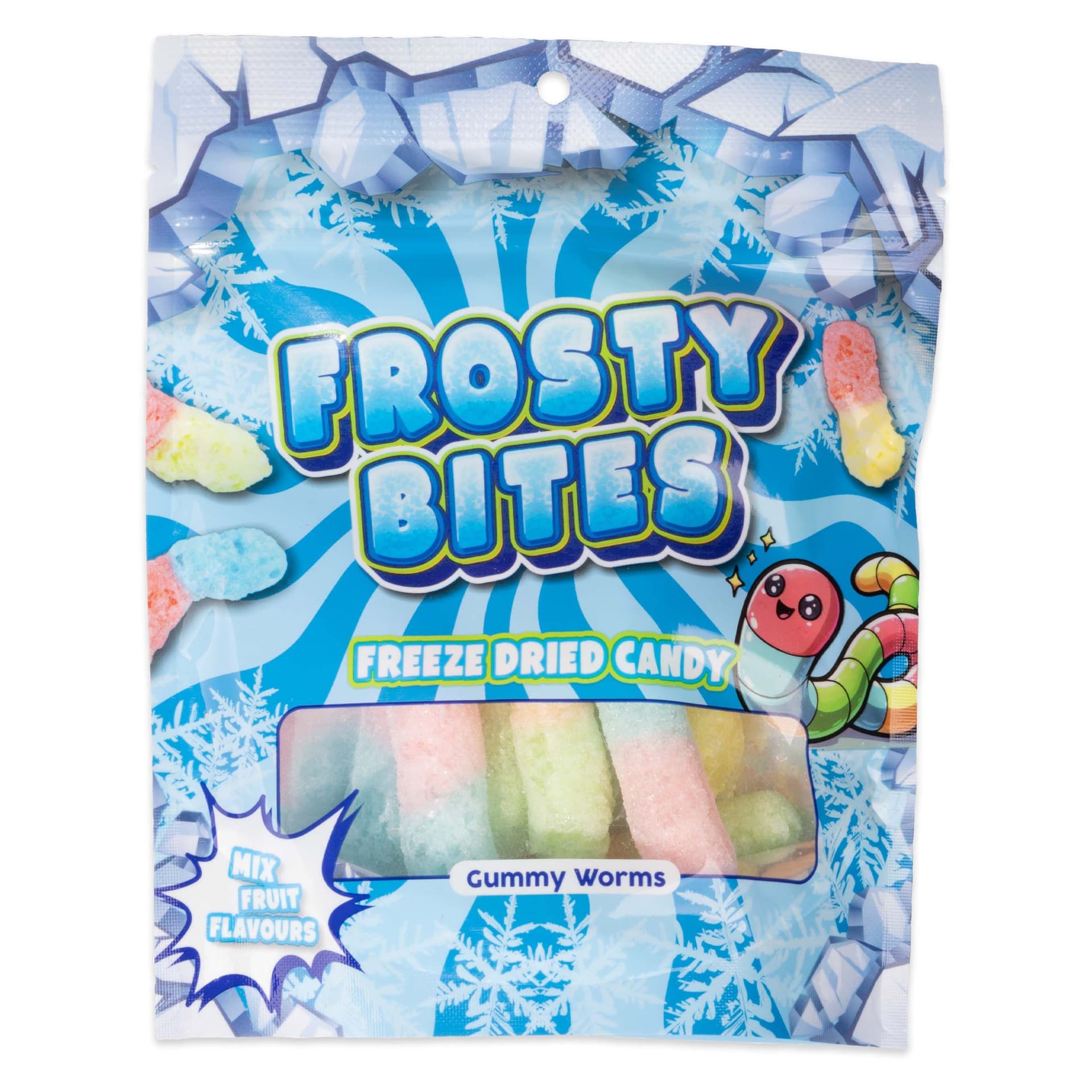 Frosty Bites Gummy Worms 50gr