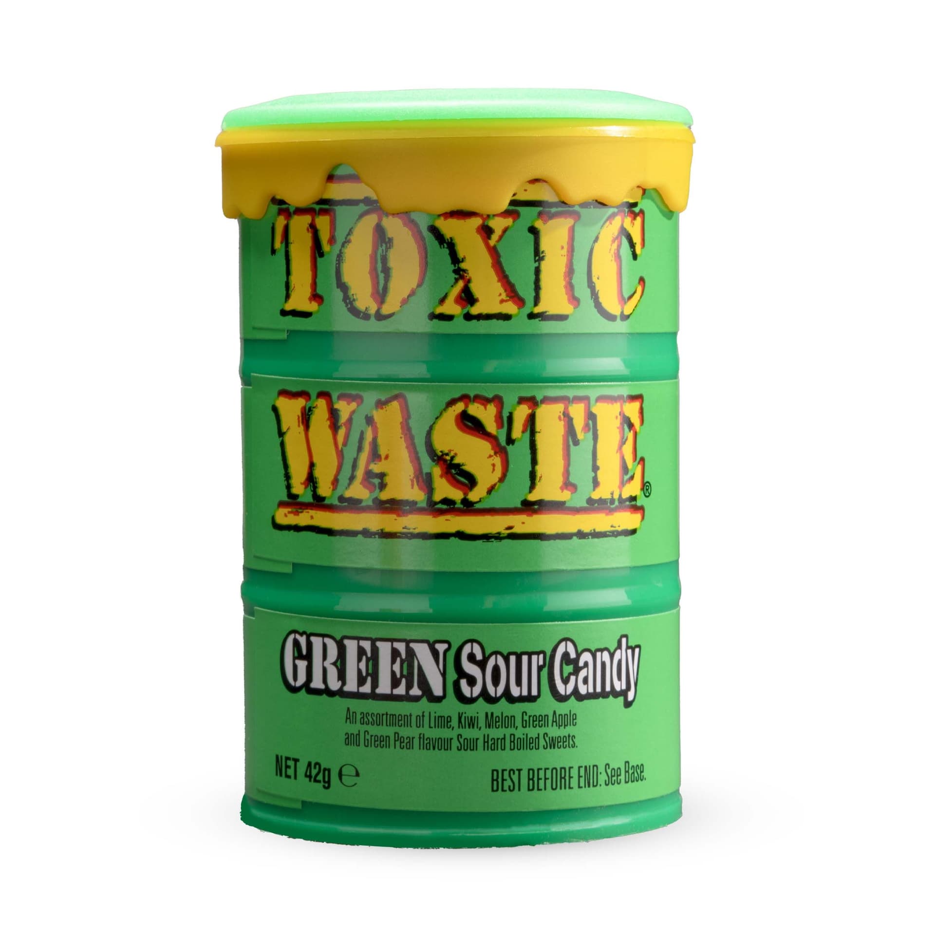 Toxic Waste Green Sour Candy Drum 42gr