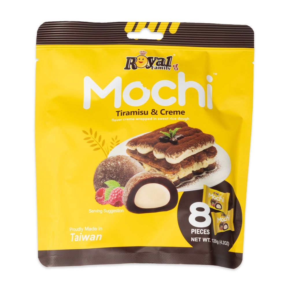 Royal family Mochi Tiramisu & Creme 120gr