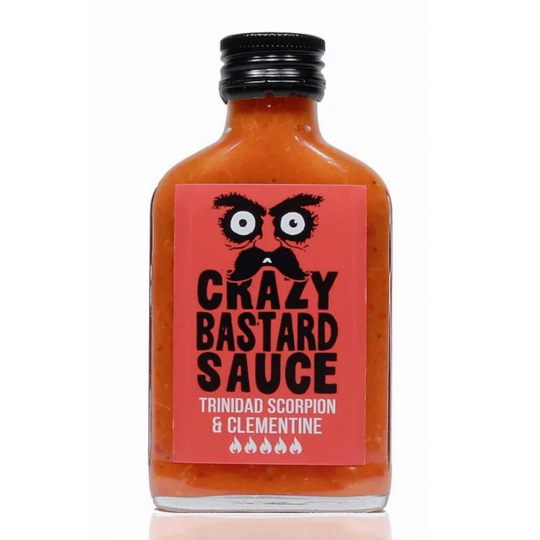 Crazy Bastard Sauce Trinidad Scorpion & Clementine