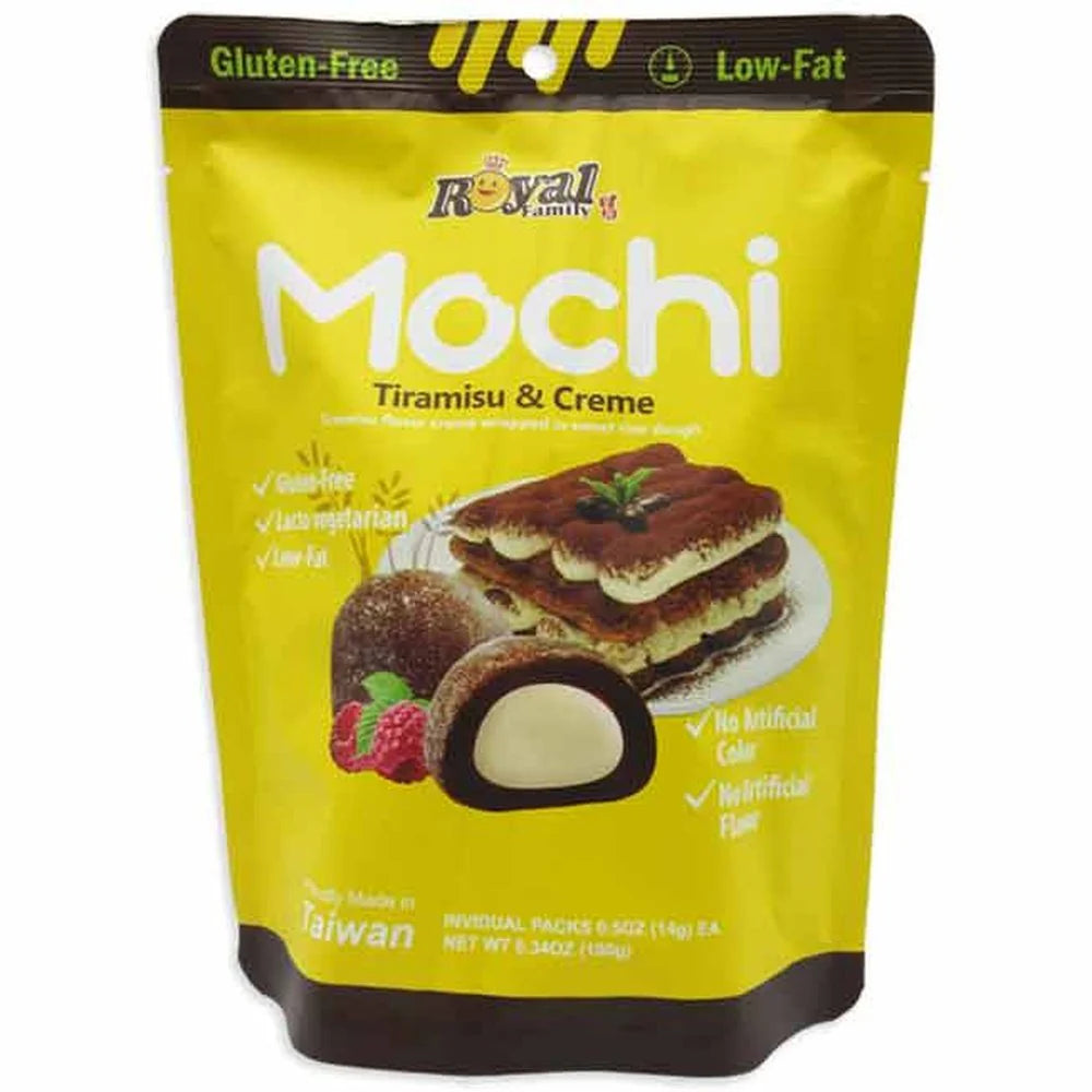 Royal family Mochi Tiramisu & Creme 120gr