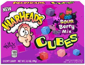 Warheads Galactic Cubes Mixed Berry 99gr